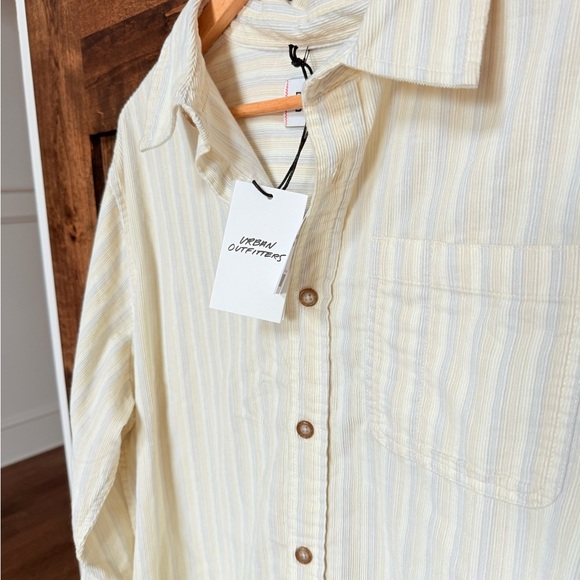 BDG Evan Stripe Corduroy Shirt size Large Urban outfitters - Picture 8 of 11